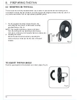 Предварительный просмотр 10 страницы Draper Remote Controlled Wall Mounted Fan Instructions Manual