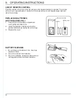 Предварительный просмотр 12 страницы Draper Remote Controlled Wall Mounted Fan Instructions Manual