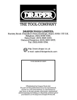 Preview for 8 page of Draper RFL3000 Instructions Manual