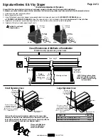 Предварительный просмотр 2 страницы Draper Signature Series E Installation And Operating Instructions