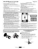 Предварительный просмотр 3 страницы Draper Silhouette E series Installation & Operating Instructions