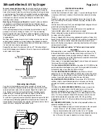 Предварительный просмотр 2 страницы Draper Silhouette V series Installation And Operating Instructions