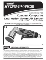 Draper Stormforce SFAS50 Instructions Manual предпросмотр