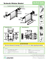 Draper Techmatic Window Shade Installation & Operation Instructions предпросмотр