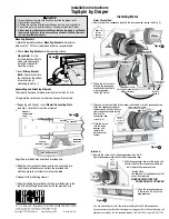 Предварительный просмотр 1 страницы Draper TopSpin Installation Instructions