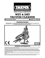 Draper WDV8B Instructions Manual preview