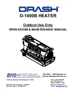 Drash D-1000B Operation & Maintenance Manual предпросмотр