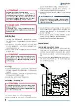 Preview for 4 page of DRAUFLOS DF 250 C Instruction Manual