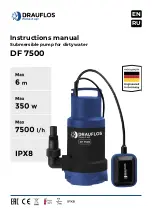 DRAUFLOS DF 7500 Instruction Manual preview