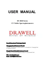 Drawell DU-8200 Series User Manual предпросмотр