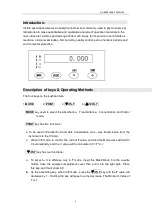 Предварительный просмотр 6 страницы Drawell DV-8000 Series User Manual