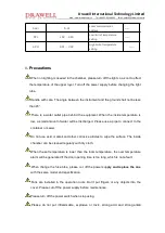 Предварительный просмотр 6 страницы Drawell DW-LBI- 80 User Manual