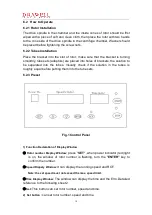 Preview for 12 page of Drawell DW-TDZ5-WS Operation Manuals