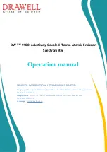 Drawell DW-TY-9900 Operation Manual предпросмотр