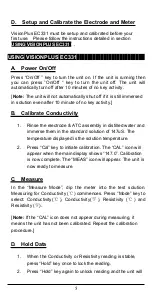 Preview for 6 page of Drawell Jenco Vision Plus EC331 Operation Manual