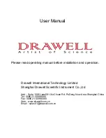 Preview for 1 page of Drawell MDF-40V50 User Manual