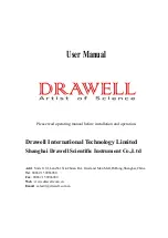 Preview for 1 page of Drawell TrueX XRF User Manual