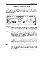 Предварительный просмотр 12 страницы Drawmer 1962 Operator'S Manual