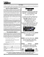 Preview for 2 page of Drawmer 4X4R Owner'S Manual