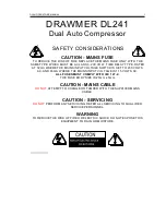 Preview for 3 page of Drawmer DL241 Operator'S Manual