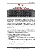 Preview for 3 page of Drawmer DS101 Operator'S Manual