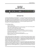 Preview for 3 page of Drawmer SP2120 Operator'S Manual