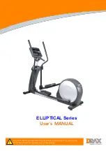 DRAX ELLIPTICAL Series User Manual preview