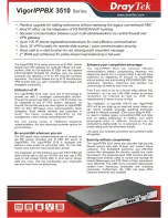 Preview for 1 page of Draytek GXP-1100 Technical Specifications