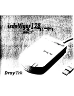 Draytek isdnVigor 128 Getting Started preview