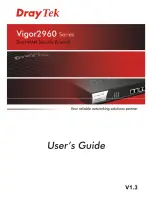 Draytek Vigor 2960 series User Manual предпросмотр