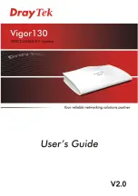 Draytek Vigor130 User Manual preview