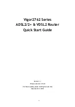 Preview for 2 page of Draytek Vigor2762ac Quick Start Manual