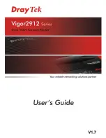 Предварительный просмотр 1 страницы Draytek Vigor2912 Series User Manual