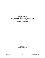 Preview for 2 page of Draytek Vigor2960 User Manual