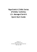 Предварительный просмотр 2 страницы Draytek VigorSwitch 2540 Series Quick Start Manual