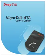 Preview for 1 page of Draytek VigorTalk ATA User Manual