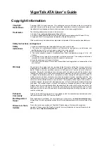 Preview for 2 page of Draytek VigorTalk ATA User Manual