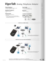 Предварительный просмотр 2 страницы Draytek VigorTalk Specifications