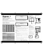 Preview for 2 page of Drayton Digistat 1 Installation And Operating Instructions