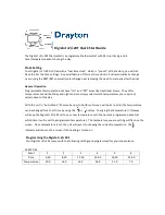 Preview for 1 page of Drayton Digistat +2 Quick Start Manual