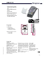 Preview for 3 page of Drayton SHR 521 20 Installation & Operation Manual