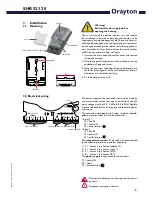 Preview for 5 page of Drayton SHR 521 20 Installation & Operation Manual