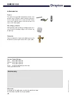 Preview for 20 page of Drayton SHR 521 20 Installation & Operation Manual