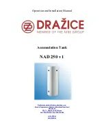 Предварительный просмотр 1 страницы Drazice NAD 250 v1 Operation And Installation Manual