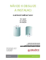 Предварительный просмотр 1 страницы Drazice TO 1 IN Operating And Installation Manual