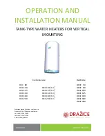 Preview for 1 page of Dražice OKC 100 NTR Operation And Installation Manual