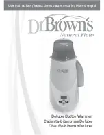 DrBrowns Deluxe Bottle Warmer User Instructions preview