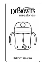 Preview for 1 page of DrBrowns Milestones Baby's 1st Straw Cup Quick Start Manual