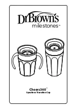 DrBrowns Milestones Cheers360 Spoutless Transition Cup Quick Start Manual preview