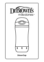 Preview for 1 page of DrBrowns milestones Straw Cup Quick Start Manual